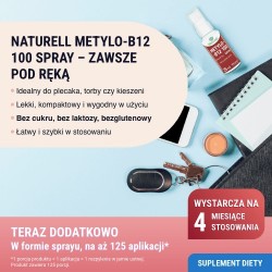 Zdjęcie produktu - #2 Naturell Metylo-B12 100 spray, 25 ml