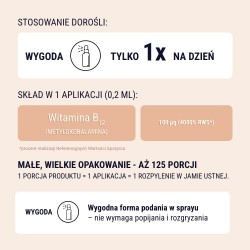 Zdjęcie produktu - #5 Naturell Metylo-B12 100 spray, 25 ml