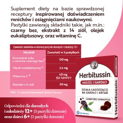 Zdjęcie produktu - #3 Herbitussin Kaszel i Gardło, 12 pastylek do ssania