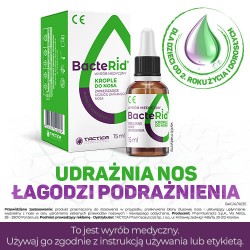 Zdjęcie produktu - #0 BacteRid krople do nosa, 15 ml