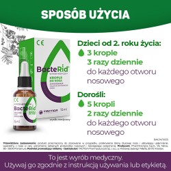 Zdjęcie produktu - #4 BacteRid krople do nosa, 15 ml