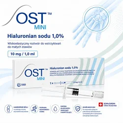 Miniaturka artykułu - #0 OST Mini Hialuronian sodu 10 mg/1 ml do wstrzykiwań do staw&oacute;w, 1 ampułko-strzykawka