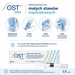 Miniaturka artykułu - #1 OST Mini Hialuronian sodu 10 mg/1 ml do wstrzykiwań do staw&oacute;w, 1 ampułko-strzykawka
