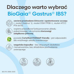 Zdjęcie produktu - #1 Biogaia Gastrus IBS, 60 kaps.