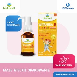 Zdjęcie produktu - #0 Naturell Witamina D dla dzieci w kroplach, 15 ml