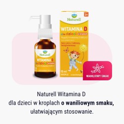 Zdjęcie produktu - #6 Naturell Witamina D dla dzieci w kroplach, 15 ml