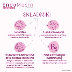 Zdjęcie produktu - #2 EndoMesin Estrobiom, 30 kaps estro + 30 kaps. biom