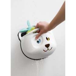 Zdjęcie produktu - #0 Maltex Organizer na zabawki Panda biały/zielony