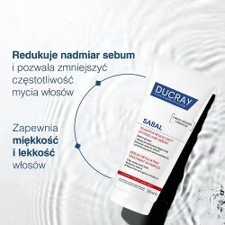 #2 – Ducray Sabal Szampon regulujący wydzielanie sebum, 200 ml