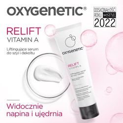 Zdjęcie produktu - #1 Oxygenetic Relift Vitamin A Liftingujące serum przeciwzmarszczkowe do szyi i dekoltu, 50 ml