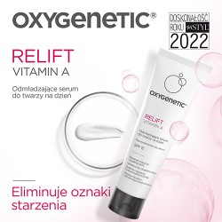 Zdjęcie produktu - #1 Oxygenetic Relift Vitamin A Odmładzające serum przeciwzmarszczkowe do twarzy na dzień SPF15, 50 ml