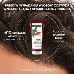 Miniaturka artykułu - #0 Klorane Odżywka wzmacniająca z chininą przeciw wypadaniu włos&oacute;w, 200 ml