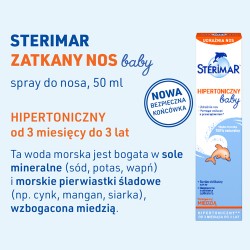 Zdjęcie produktu - #0 Sterimar Zatkany nos baby Spray do nosa dla dzieci, 50 ml
