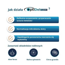 Zdjęcie produktu - #3 OptiDel Clean Sterylne chusteczki do higieny brzeg&oacute;w powiek i okolic oczu, 20 szt.
