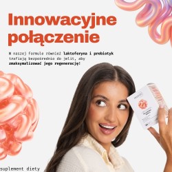 Zdjęcie produktu - #6 Revolife Microbiome Reborn, 90 kapsułek - maślan sodu, laktoferyna, prebiotyk (kapsułka dojelitowa)