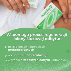 Zdjęcie produktu - #0 PROKTIS-M czopki doodbytnicze - 10 czopk&oacute;w