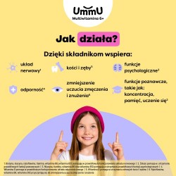 Zdjęcie produktu - #1 Ummu Multiwitamina 6+ krople o smaku pomarańczowym, 30 ml - dla dzieci