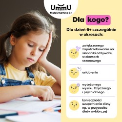 Zdjęcie produktu - #4 Ummu Multiwitamina 6+ krople o smaku pomarańczowym, 30 ml - dla dzieci