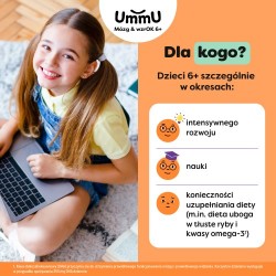 Zdjęcie produktu - #4 UmmU M&oacute;zg & wzrOK 6+ płyn o smaku owoc&oacute;w leśnych, 150 ml - dla dzieci 