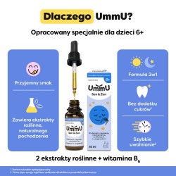 Zdjęcie produktu - #2 UmmU Sen & Zen 6+ krople, 30 ml - dla dzieci