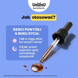 Zdjęcie produktu - #6 UmmU Sen & Zen 6+ krople, 30 ml - dla dzieci