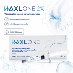 Miniaturka artykułu - #0 Haxl One Wiskoelastyczny roztw&oacute;r usieciowanego hialuronianu sodu do wstrzykiwań 2%, 4.4 ml