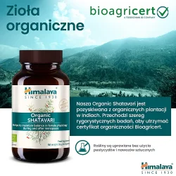 #6 – Himalaya Organic Shatavari, 60 tabl. - dla kobiet przed i po menopauzie