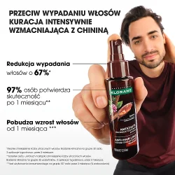 Miniaturka artykułu - #0 Klorane Przeciw wypadaniu włos&oacute;w Kuracja intensywnie wzmacniająca z Chininą, 100 ml