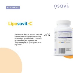 Zdjęcie produktu - #2 Osavi Advanced Liposomalna Witamina C 1000mg, 60 kaps.