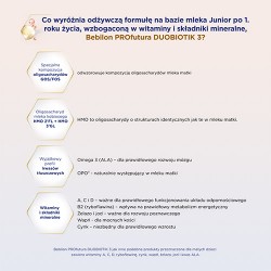 Zdjęcie produktu - #1 Zestaw Bebilon Profutura Duobiotik 3 Formuła na bazie mleka po 1. roku życia, 2 x 800 g