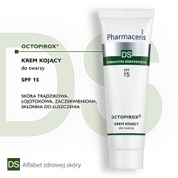 Zdjęcie produktu - #0 PHARMACERIS DS Octopirox Krem kojący do twarzy SPF15, 30ml