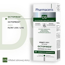 Zdjęcie produktu - #1 PHARMACERIS DS Octopirox Krem kojący do twarzy SPF15, 30ml
