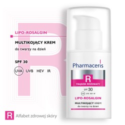 Zdjęcie produktu - #1 Pharmaceris R LIPO-ROSALGIN Multikojący krem do twarzy na dzień SPF30, 30ml