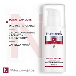 Zdjęcie produktu - #2 Pharmaceris N MAGNI-CAPILARIL Aktywny krem przeciwzmarszczkowy SPF10, 50 ml