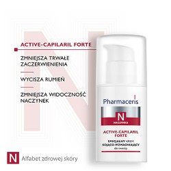 Zdjęcie produktu - #2 Pharmaceris N ACTIVE-CAPILARIL Specjalny krem kojąco-wzmacniający do twarzy, 30 ml