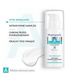 Zdjęcie produktu - #2 PHARMACERIS A Vita-Sensilium Lekki krem głęboko nawilżający SPF 30, 50 ml