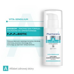 Zdjęcie produktu - #3 PHARMACERIS A Vita-Sensilium Lekki krem głęboko nawilżający SPF 30, 50 ml