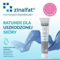 Zdjęcie produktu - #0 ZINALFAT Krem kojąco-regenerujący, 50 ml - od 1. dnia życia