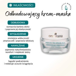 Zdjęcie produktu - #0 Orientana Phyto Technology Odbudowujący krem-maska Ceramidy Trehaloza Sativa, 40 ml