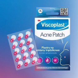 Zdjęcie produktu - #1 VISCOPLAST Acne Patch Plastry na zmiany trądzikowe 1 x 15 x 12 mm, 15 szt.