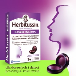 Zdjęcie produktu - #4 Herbitussin Na kaszel i gardło, 24 pastylki do ssania