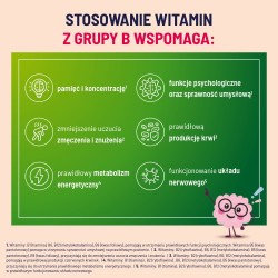 Zdjęcie produktu - #2 Naturell Witamina B Complex Uczeń, 60 tabl. - witaminy dla dzieci
