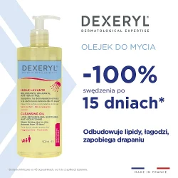 Miniaturka artykułu - #0 Dexeryl Łagodzący olejek do mycia, 500 ml