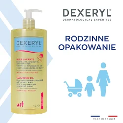 Miniaturka artykułu - #0 Dexeryl Łagodzący olejek do mycia, 1000 ml