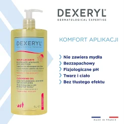 Miniaturka artykułu - #1 Dexeryl Łagodzący olejek do mycia, 1000 ml