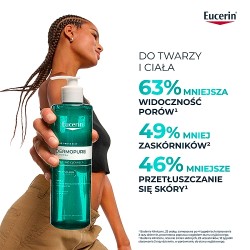 Zdjęcie produktu - #2 Eucerin DermoPure Clinical Oczyszczający żel do twarzy i ciała sk&oacute;ra tłusta i trądzikowa, 400 ml