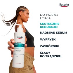 Zdjęcie produktu - #5 Eucerin DermoPure Clinical Żel redukujący niedoskonałości do twarzy i ciała sk&oacute;ra tłusta i trądzikowa, 400 ml