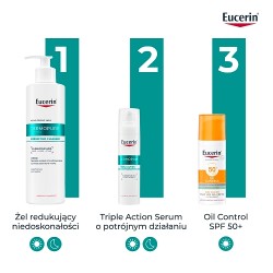 Zdjęcie produktu - #7 Eucerin DermoPure Clinical Żel redukujący niedoskonałości do twarzy i ciała sk&oacute;ra tłusta i trądzikowa, 400 ml