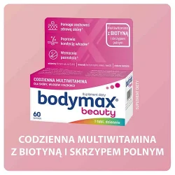 Miniaturka artykułu - #0 Bodymax Beauty, 60 tabl. - suplement diety dla kobiet