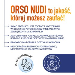 Zdjęcie produktu - #2 OrsoNudi Kaszka, 5 sasz. x 40 g - do postępowania dietetycznego podczas wymiot&oacute;w, nudności lub biegunki